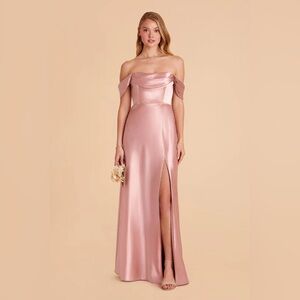 Birdy Grey Mia Convertible Dress in English Rose Satin Medium